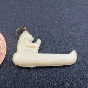 Vintage Celluloid Plastic Native American Cracker Jack Prize Charm for Bracelet